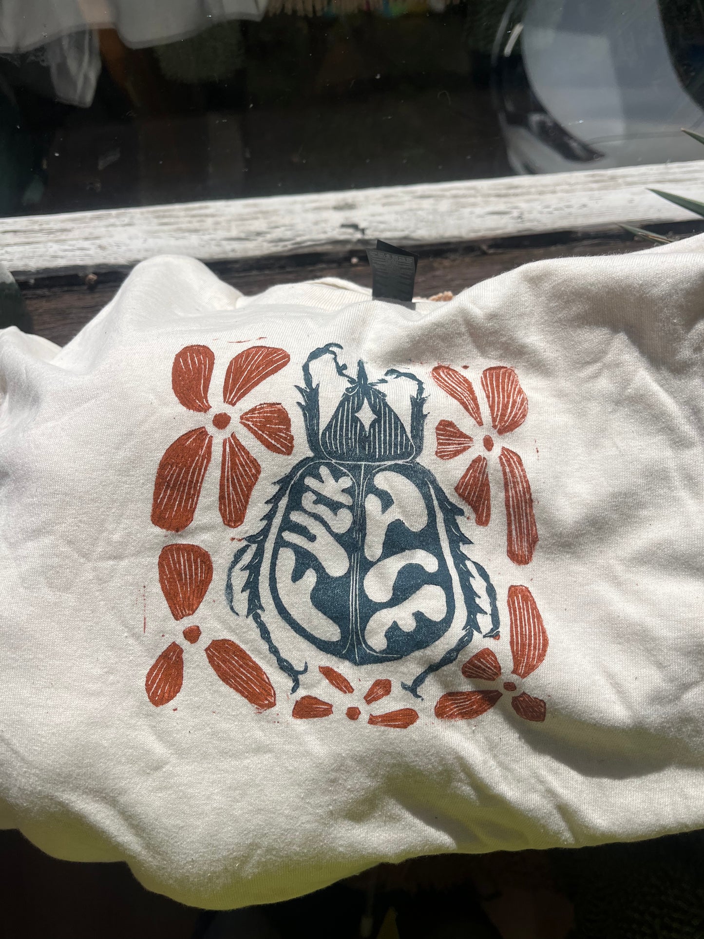 Hand Printed "FUCK ICE" Beetle