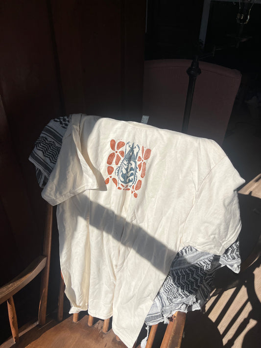 Hand Printed "FUCK ICE" Beetle