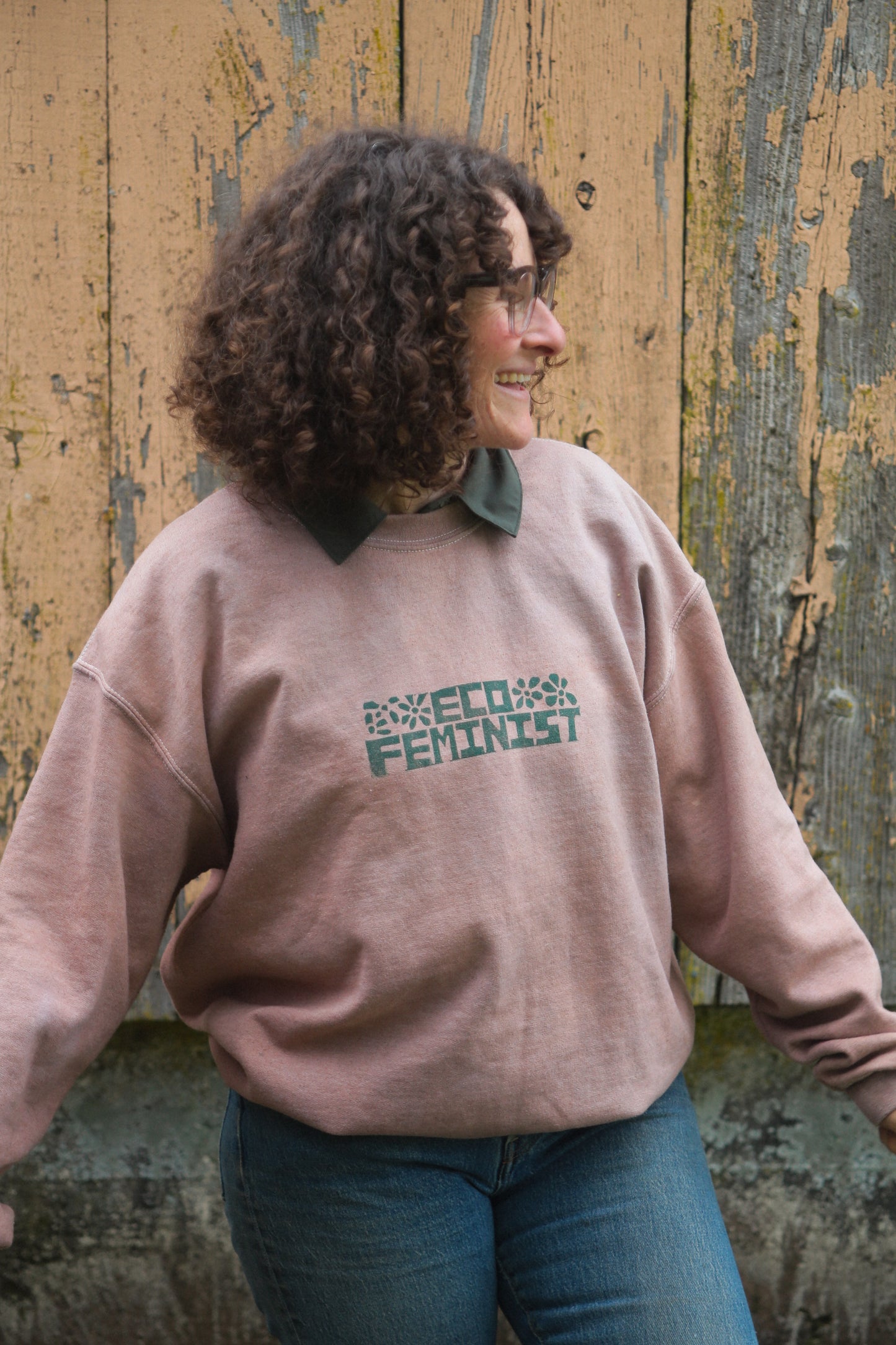 Hand Printed Ecofeminist