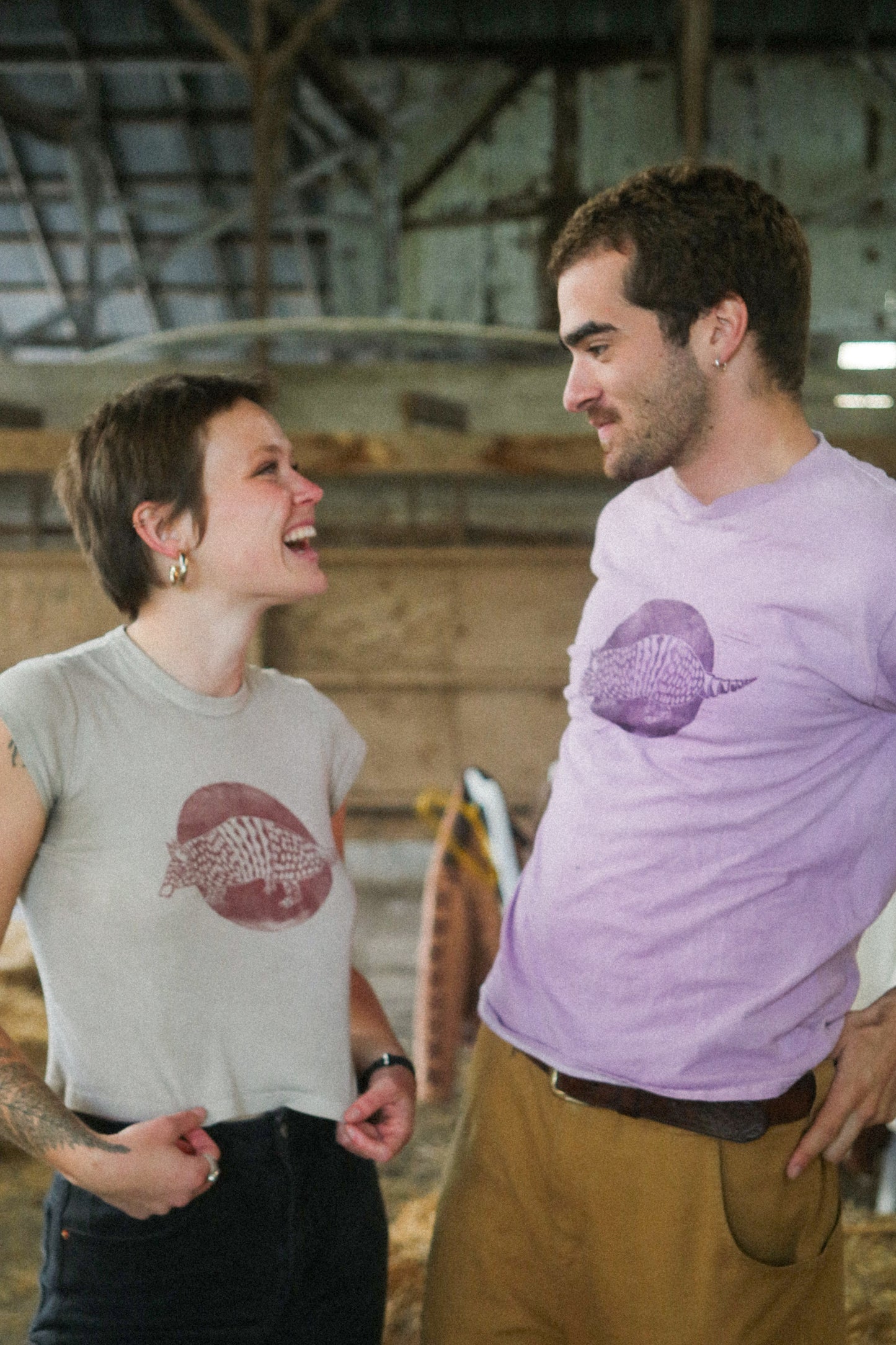 Hand Printed Armadillo