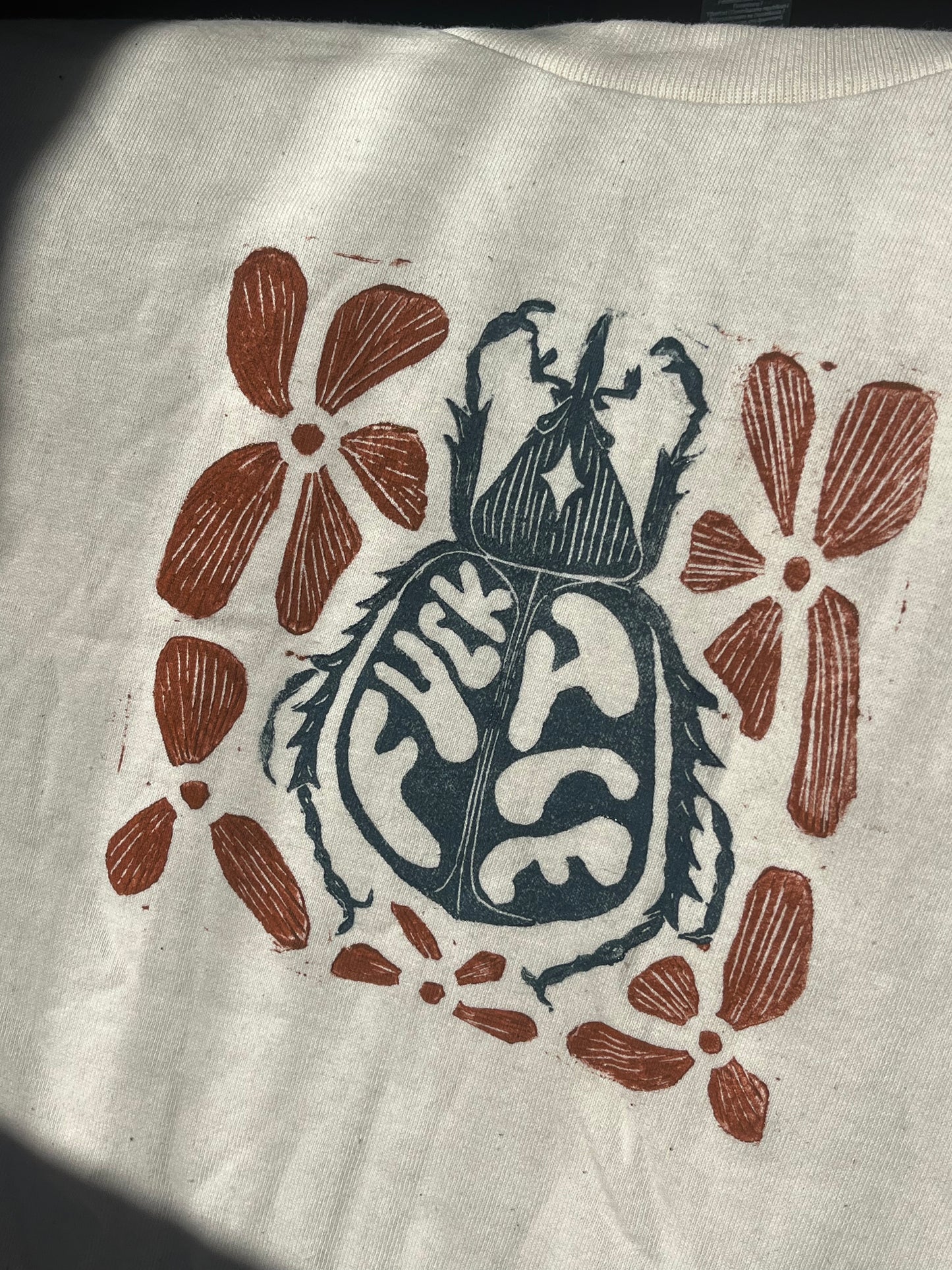 Hand Printed "FUCK ICE" Beetle